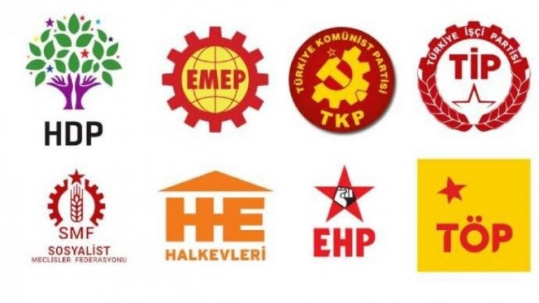 8 siyasi partiden ortak açıklama yapıldı.